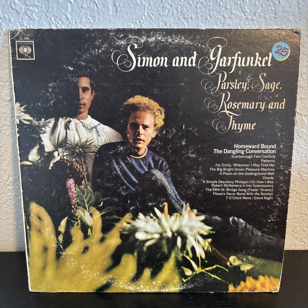 Simon & Garfunkel Parsley Sage Rosemary And Thyme Vinyl LP Columbia CL 2563